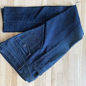 7 For All Mankind Dark Blue Skinny Jeans